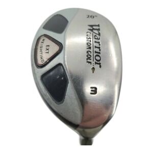 Warrior Custom Golf 3 Hybrid Wood 20 Degrees With Graphite Shaft w/ Lamkin Grip